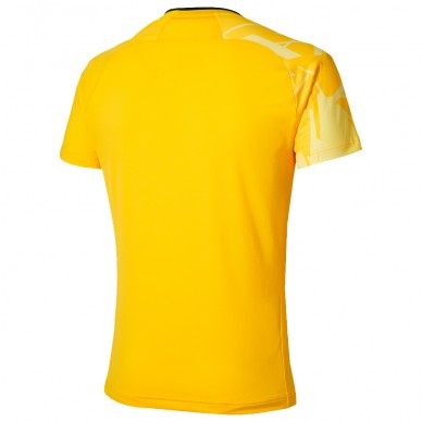 Mizuno Daybreakers Shadow Graphic geel T-shirt