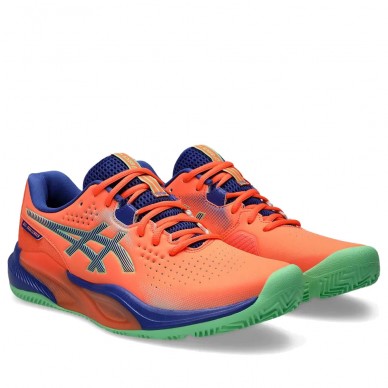 Asics Gel Challenger 15 Padel vivid coral dark cobalt heren 2025