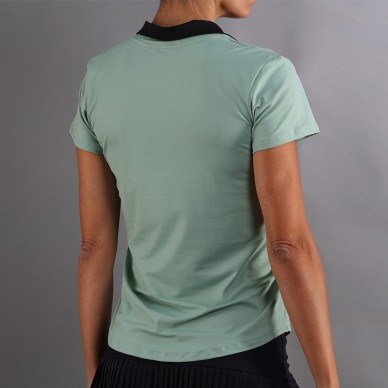 Endless Onyx Sleeves bosgroen polo
