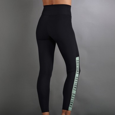 Endless Syncro zwart groen forest Leggings