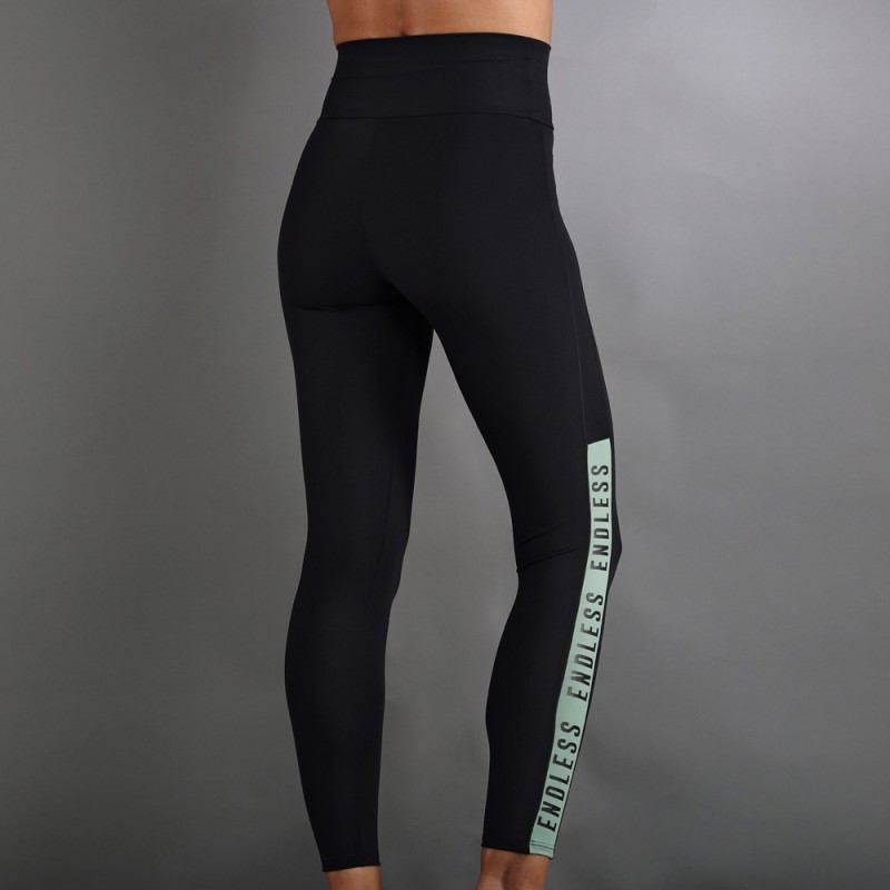 Endless Syncro zwart groen forest Leggings