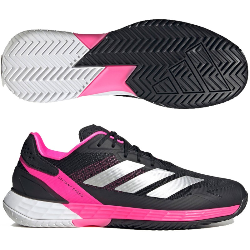Adidas Defiant Speed 2 M black silver pink heren 2025