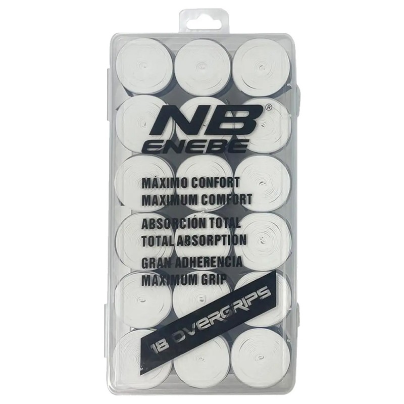 Overgrips Enebe effen x 18 wit