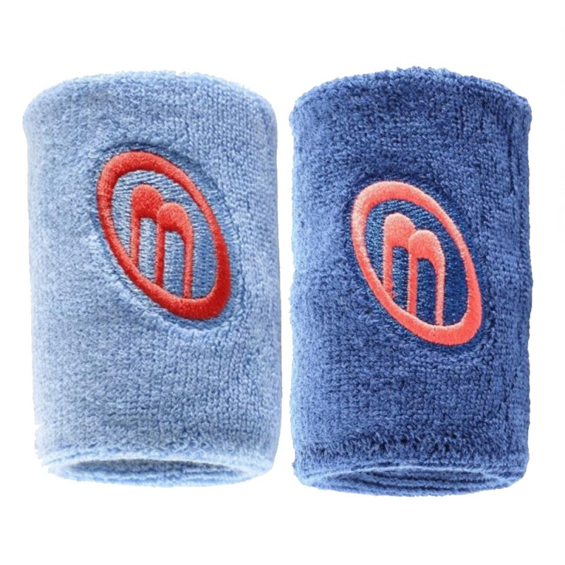 Bullpadel polsbandjes BPMU253 I hemelsblauw schaduw blauw