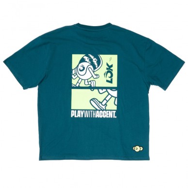 Lok Ullu Oversized groene T-shirt