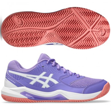 Asics Gel Dedicate 8 Padel amethyst white dames 2026