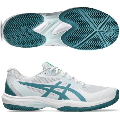 Asics Game FF Padel white misty pine heren 2026