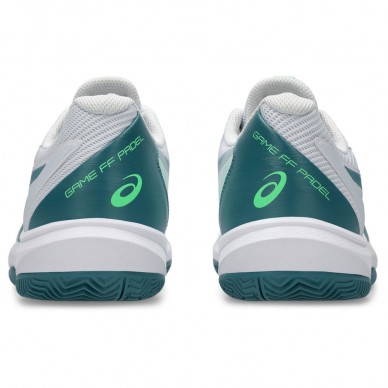 Asics Game FF Padel white misty pine heren 2026