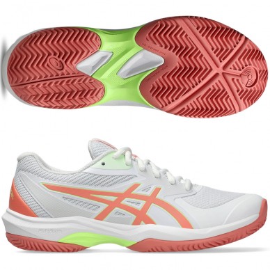 Asics Game FF Padel white guava dames 2026