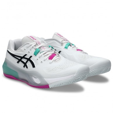 Asics Gel Resolution X Clay white aurora green heren 2026