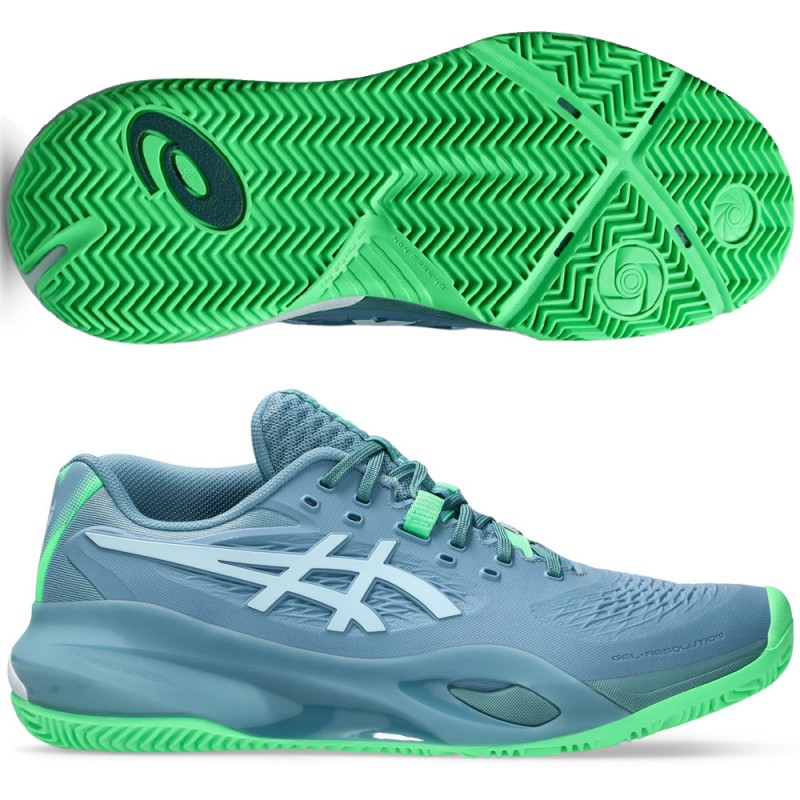 Asics Gel Resolution X Padel saba blue cool grey heren 2026