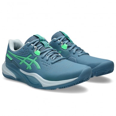 Asics Gel Challenger 15 Padel saba blue vital green heren 2026