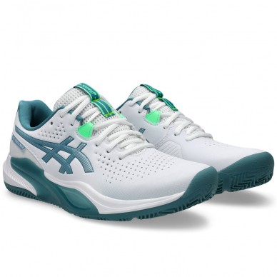 Asics Gel Challenger 15 Padel white misty pine heren 2026