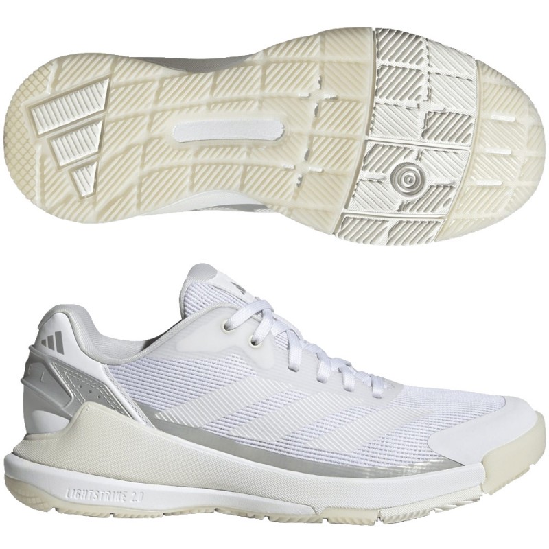Adidas Crazyquick LS Padel W white dames 2026
