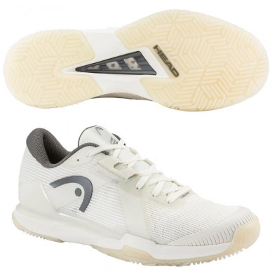 Head Sprint Pro 4.0 Padel Men white dark grey heren 2026