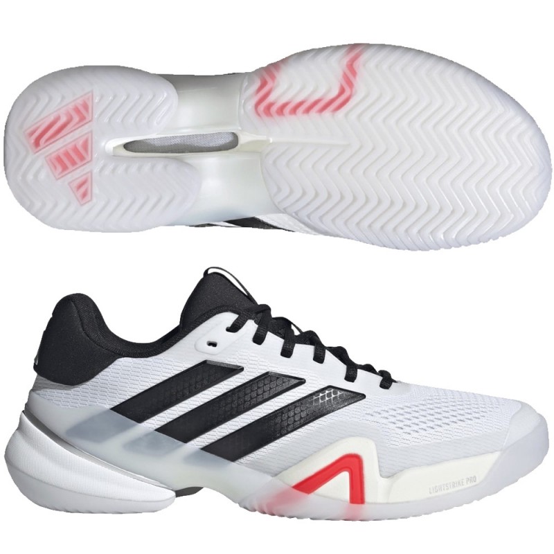 Adidas Barricade 14 M Clay white black lucid red heren 2026
