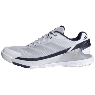 Adidas Crazyquick LS Padel white dark blue heren 2026