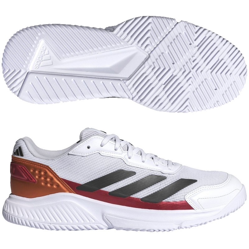 Adidas Courtquick Padel M white lucid orange heren 2026