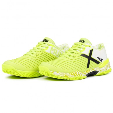 Munich PADX 62 Padel white yellow heren 2026