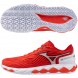 Mizuno Wave Enforce Tour 2 CC fiery red white heren 2026