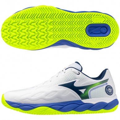 Mizuno Wave Enforce Court CC white dazzling blue heren 2026