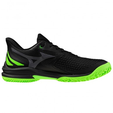 Mizuno Wave Enforce Court Padel black foliage green heren 2026