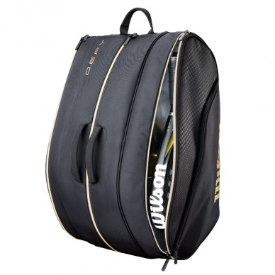 Wilson Padeltas Defy V1 zwart goud 2026
