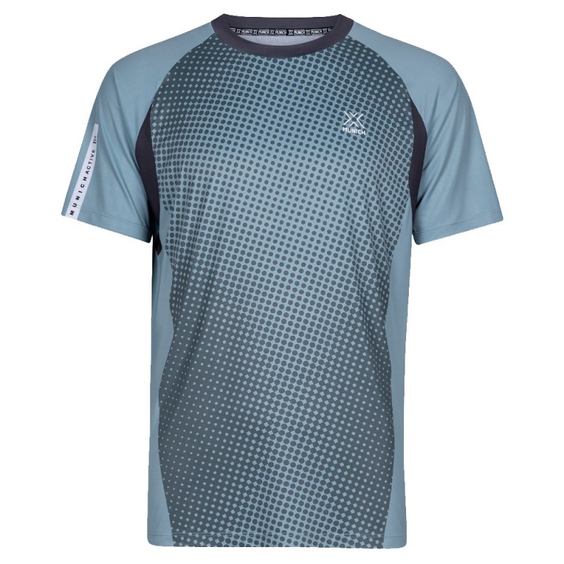 Munich Serve blauwgrijs T-shirt