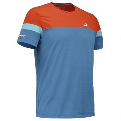 Babolat Crew Neck TEE blauw T-shirt