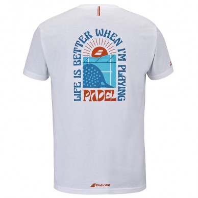 Babolat Perf Cotton Tee wit t-shirt