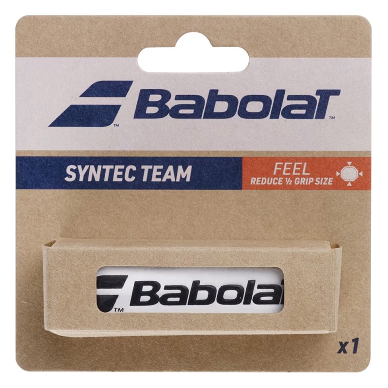 Padel greep Babolat Syntec Team x1 blanco