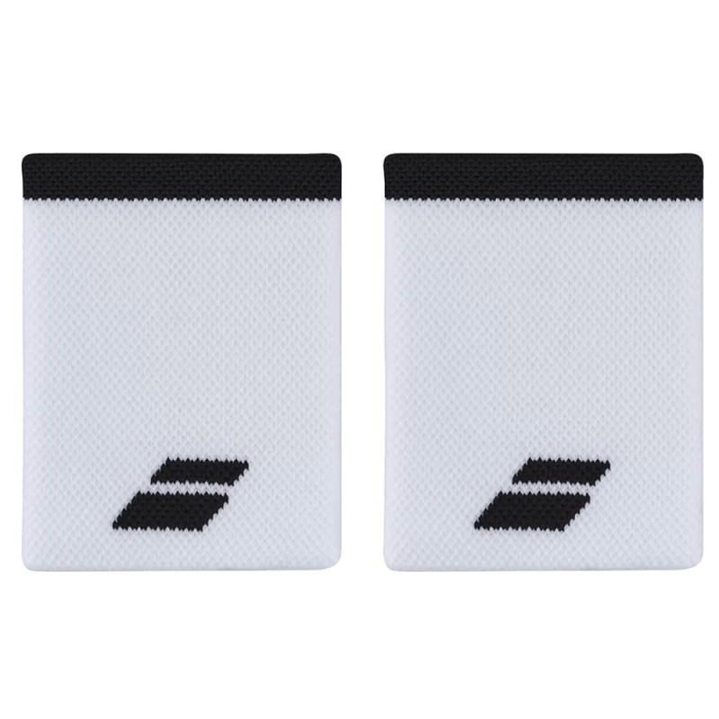 Wristbands Babolat Logo Jumbo wit