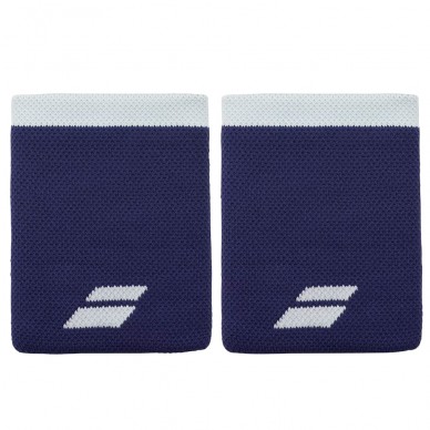 Babolat polsbandjes Logo Jumbo blauw wit