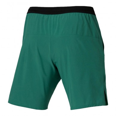 Mizuno Tennis 9 Inches Laser groen Short
