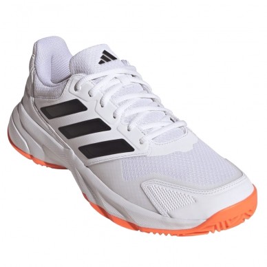 Adidas Courtjam Control 3 M Clay white black orange heren 2026