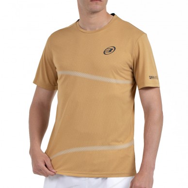 Bullpadel Cheles oker gemêleerd T-shirt