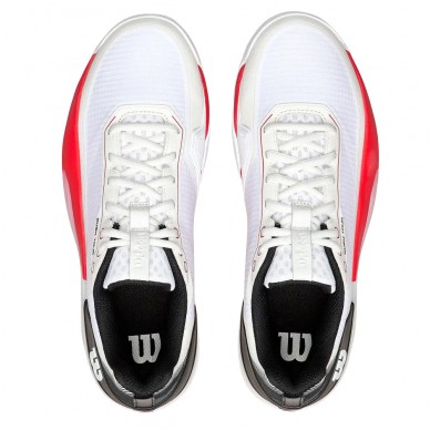 Wilson Rush Tour 5 Clay white black heren 2026