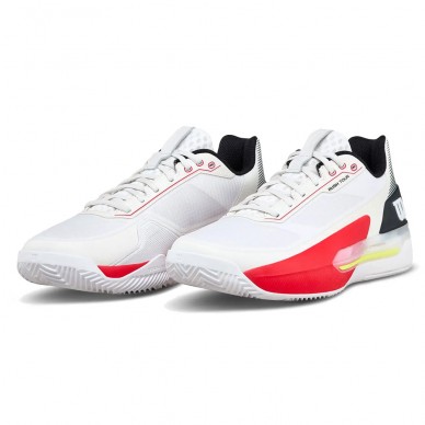 Wilson Rush Tour 5 Clay white black heren 2026