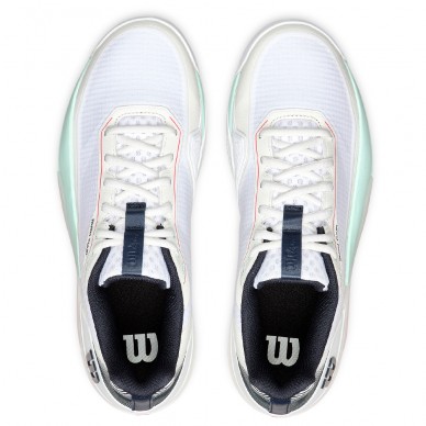 Wilson Rush Tour 5 Clay white bay blauw heren 2026