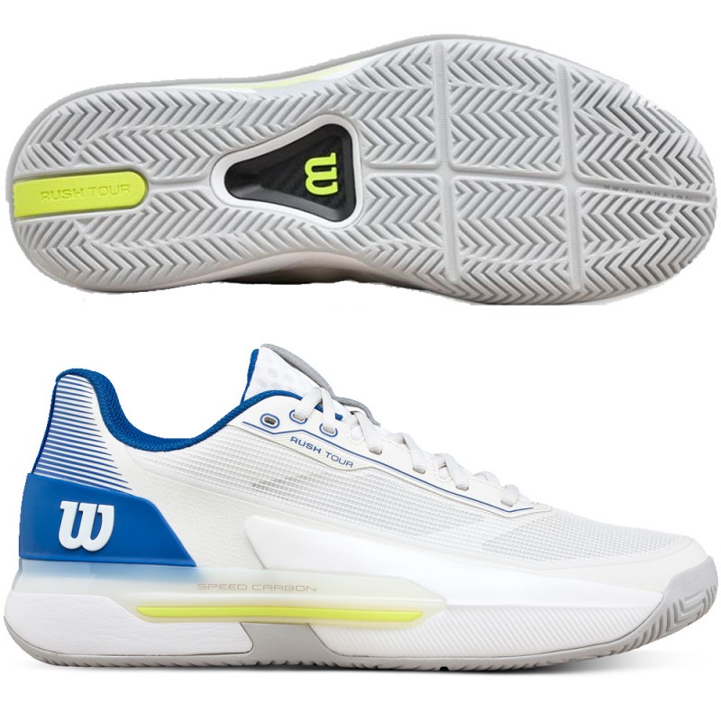 Wilson Rush Tour 5 white diva blue heren 2026