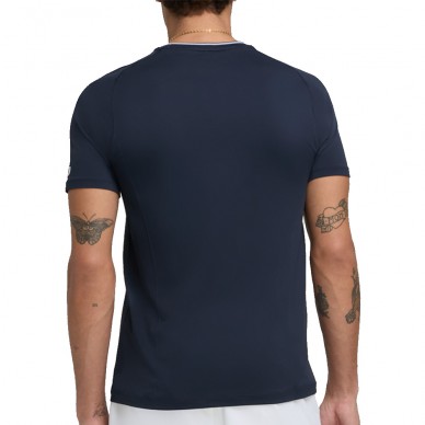 Wilson Team Seamless Crew T-shirt donkerblauw T-shirt