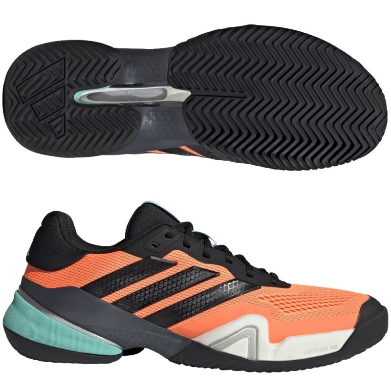 Adidas Barricade 14 M Clay flash aqua lucid orange heren 2026