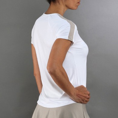 Endless Mesh II t-shirt wit delave