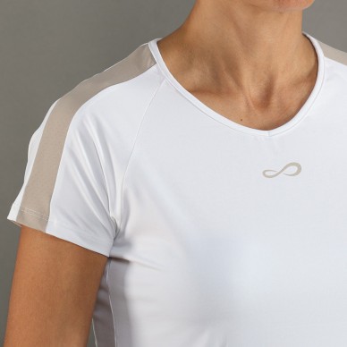 Endless Mesh II t-shirt wit delave