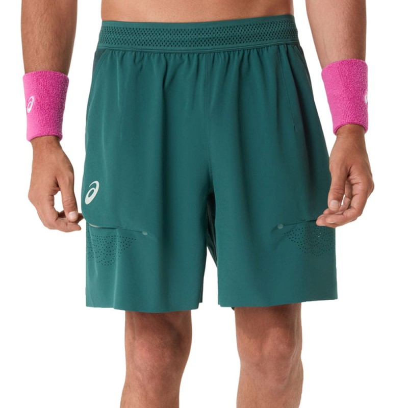 Asics Match Laser Cut 7IN donker groen short