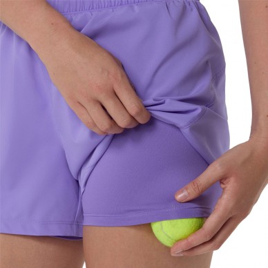 Asics Padel Court 2IN1 paars Short