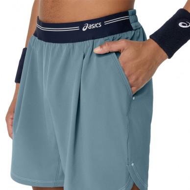 Asics Game 7in donkergrijs short