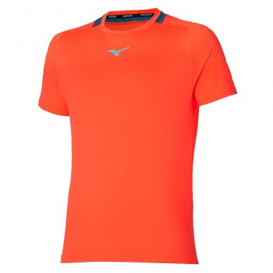 Mizuno Tennis Tee rood T-shirt