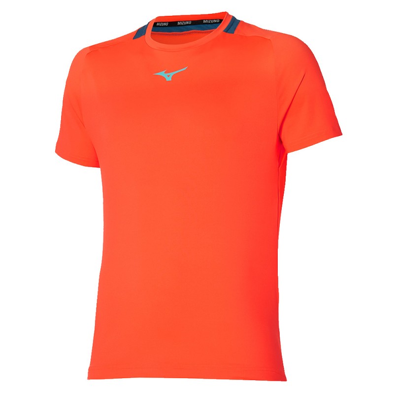 Mizuno Tennis Tee rood T-shirt