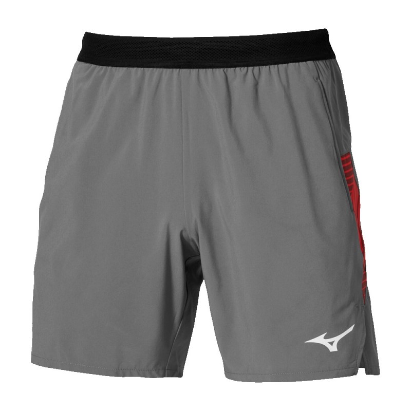 Mizuno Tennis 7 Inches Amply grijs short